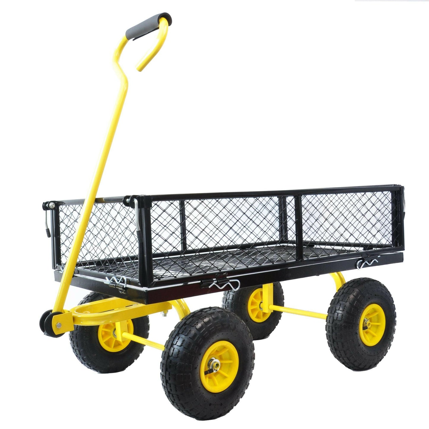 Wagon Cart Garden cart trucks make it easier to transport firewood.