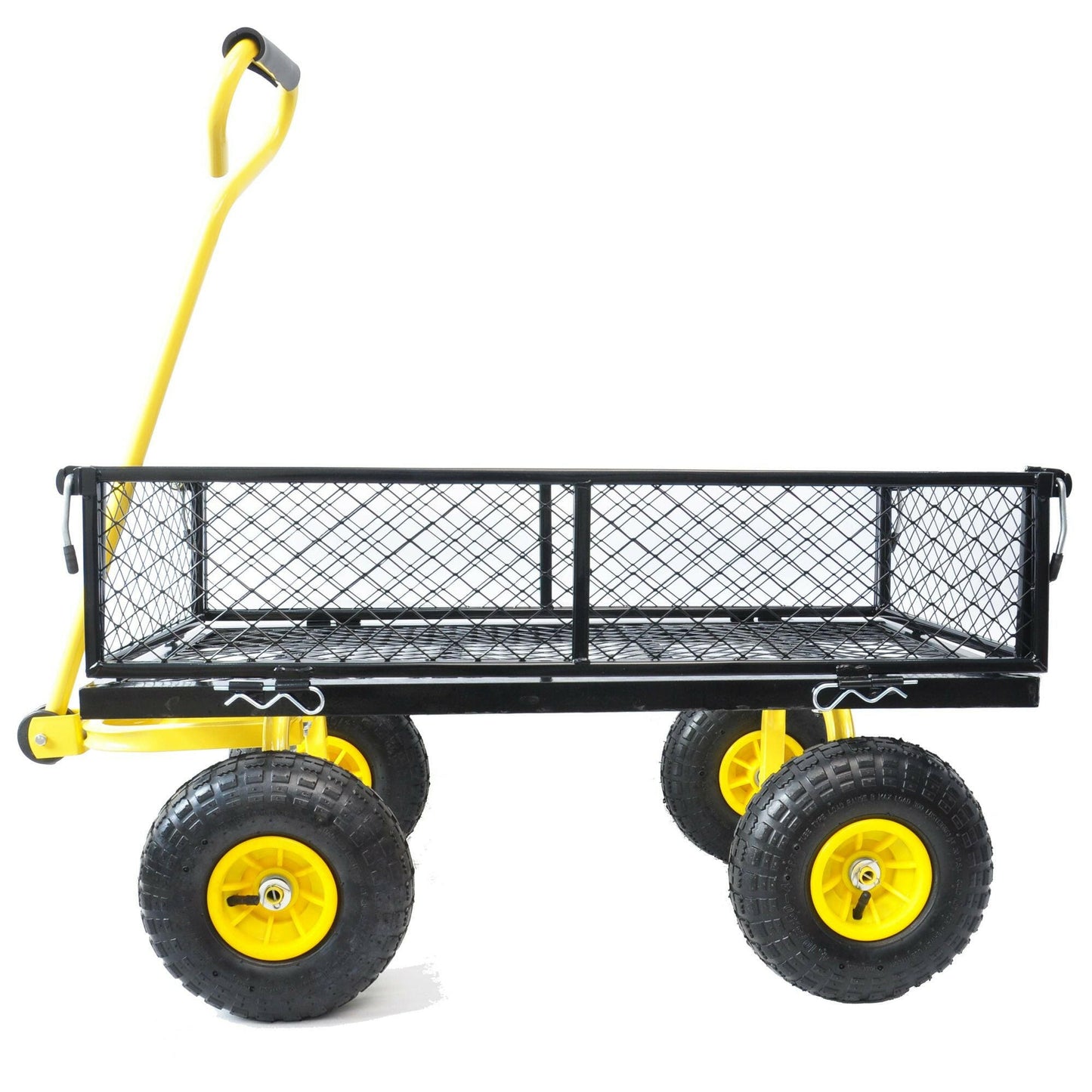 Wagon Cart Garden cart trucks make it easier to transport firewood.