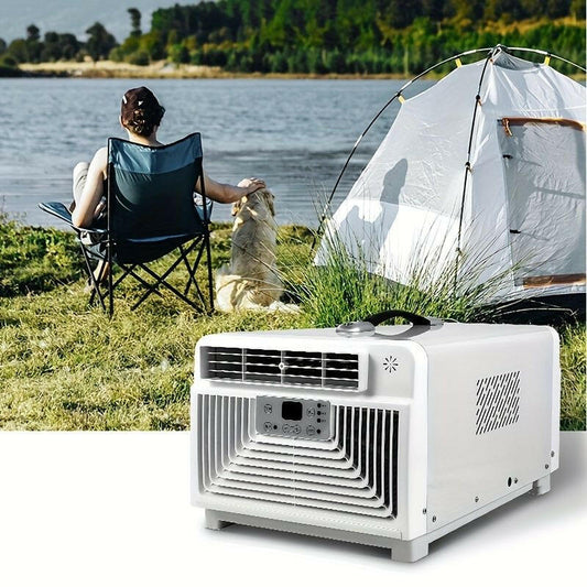 2200btu Camping Air Conditioners,Heating And Cooling 2-Use 300w Portable Intelligent With Remote Control Mobile Air Conditioner,Outdoor Mobile Tent Air Conditioner.