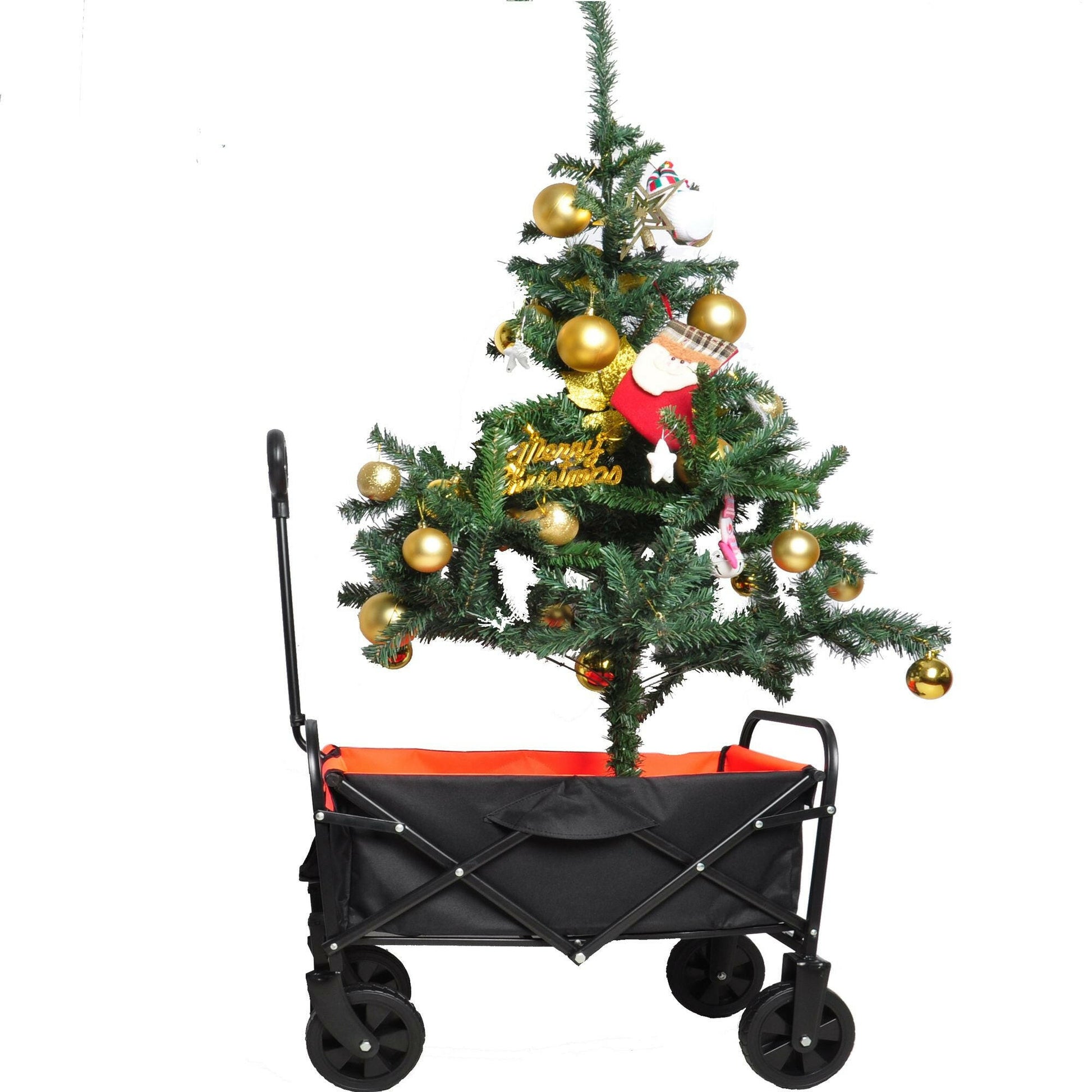 Folding Wagon Garden Shopping Beach Cart.