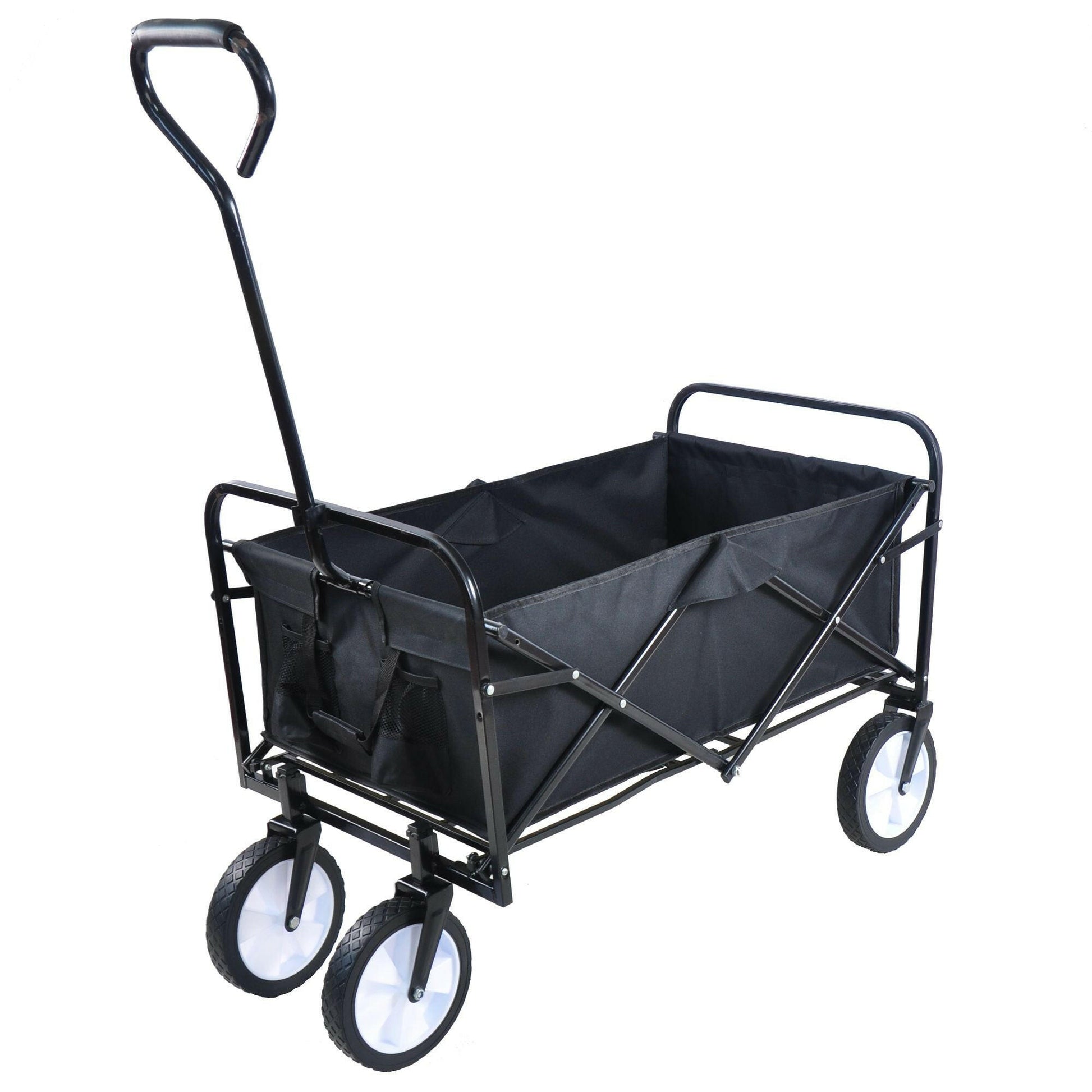 Folding Wagon Garden Shopping Beach Cart.