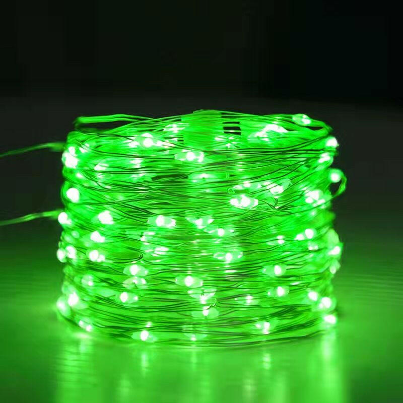 Solar Christmas String Lights; 33ft 100 LED Solar 8 Modes Outdoor Waterproof String Lights For Christmas Tree Garden Decoration (multi-color)