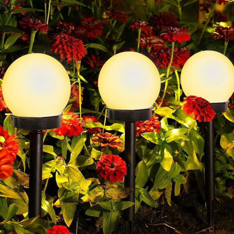 2/4/8pcs Led Solar Garden Light Solar Lamp Outdoor Waterproof Lawn Light Pathway Landscape Lamp For Home Yard Driveway Lawn Park.