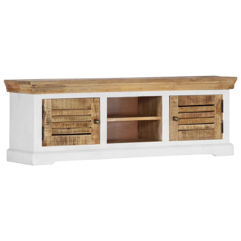 TV Stand 46.5"x11.8"x15.7" Solid Wood Mango