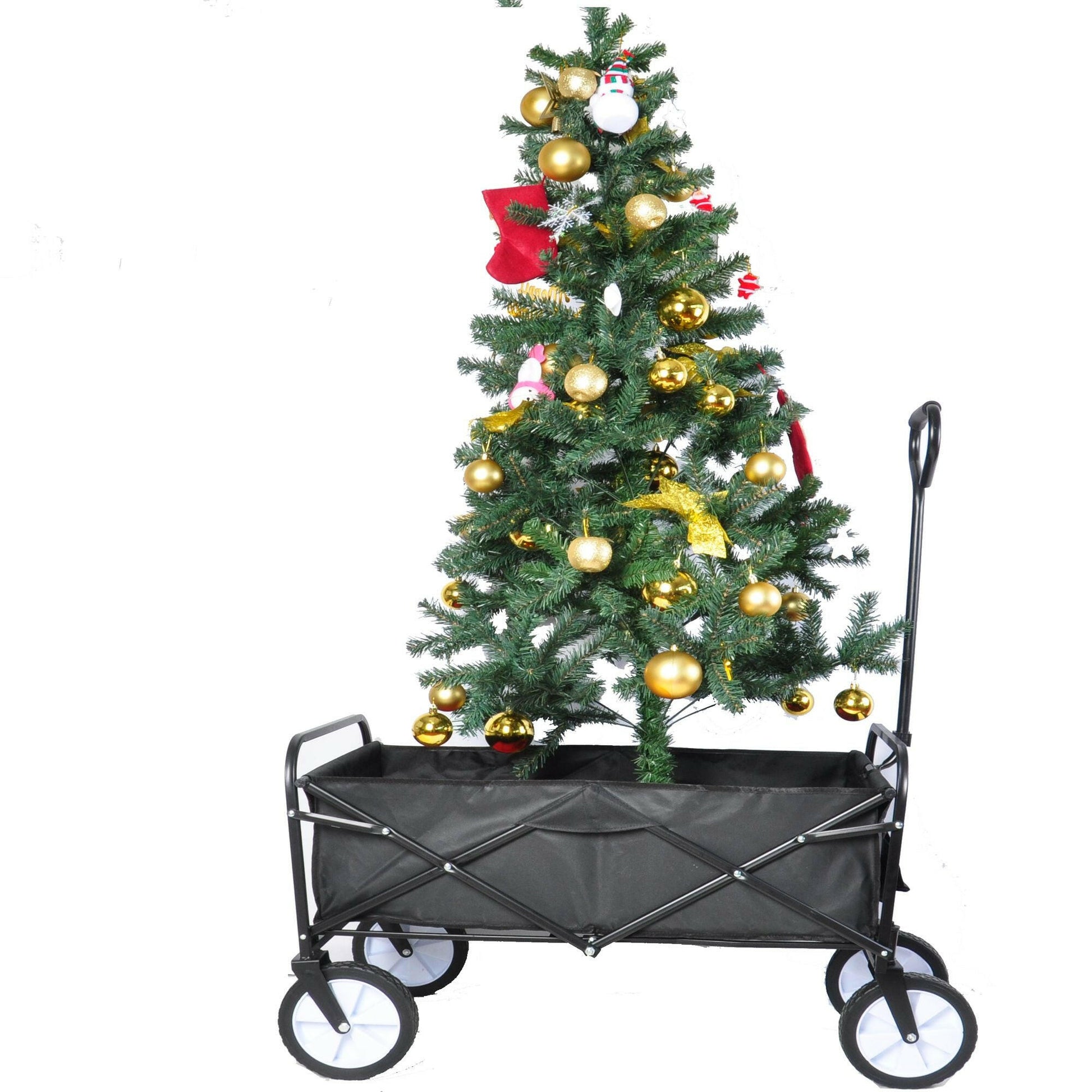 Folding Wagon Garden Shopping Beach Cart.