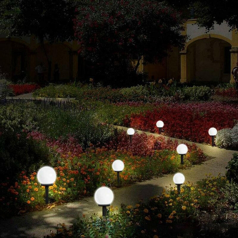 2/4/8pcs Led Solar Garden Light Solar Lamp Outdoor Waterproof Lawn Light Pathway Landscape Lamp For Home Yard Driveway Lawn Park.