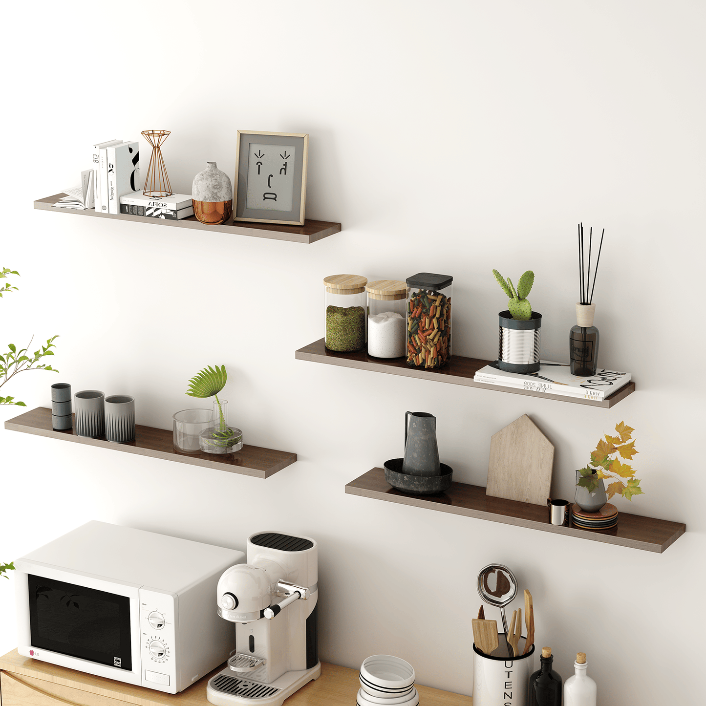 Floating Shelves, 32 inch Floating Shelves for Wall Mounted Home Decor