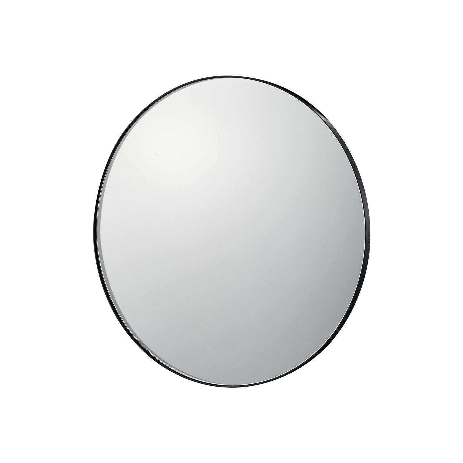 Round Wall Mounted Mirror 30 in Mirror with Aluminium Alloy Frame.