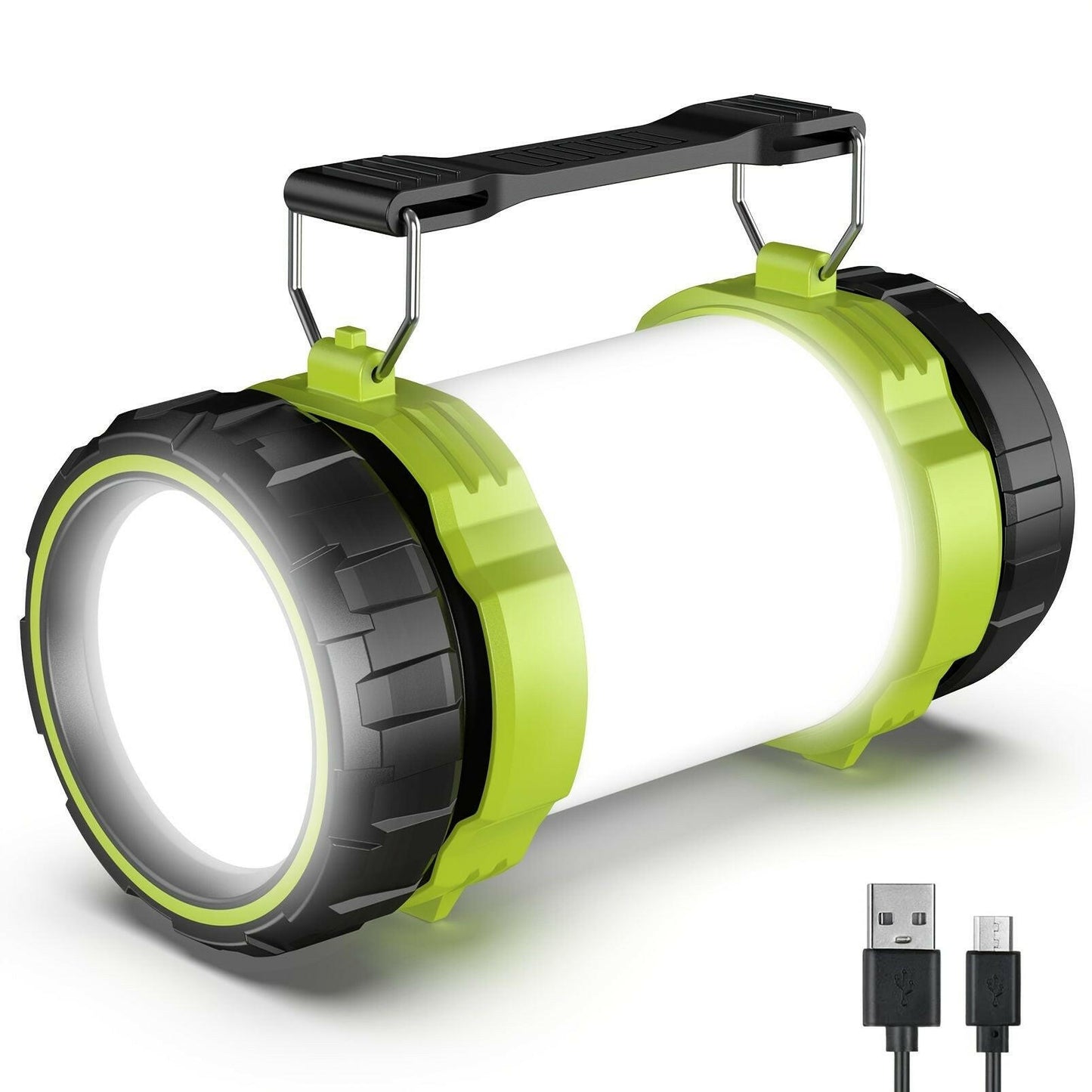 Hanheld USB Rechargeable Light/Torch/lamp With 6 Lighting Modes For Camping; Repairing; Fishing.