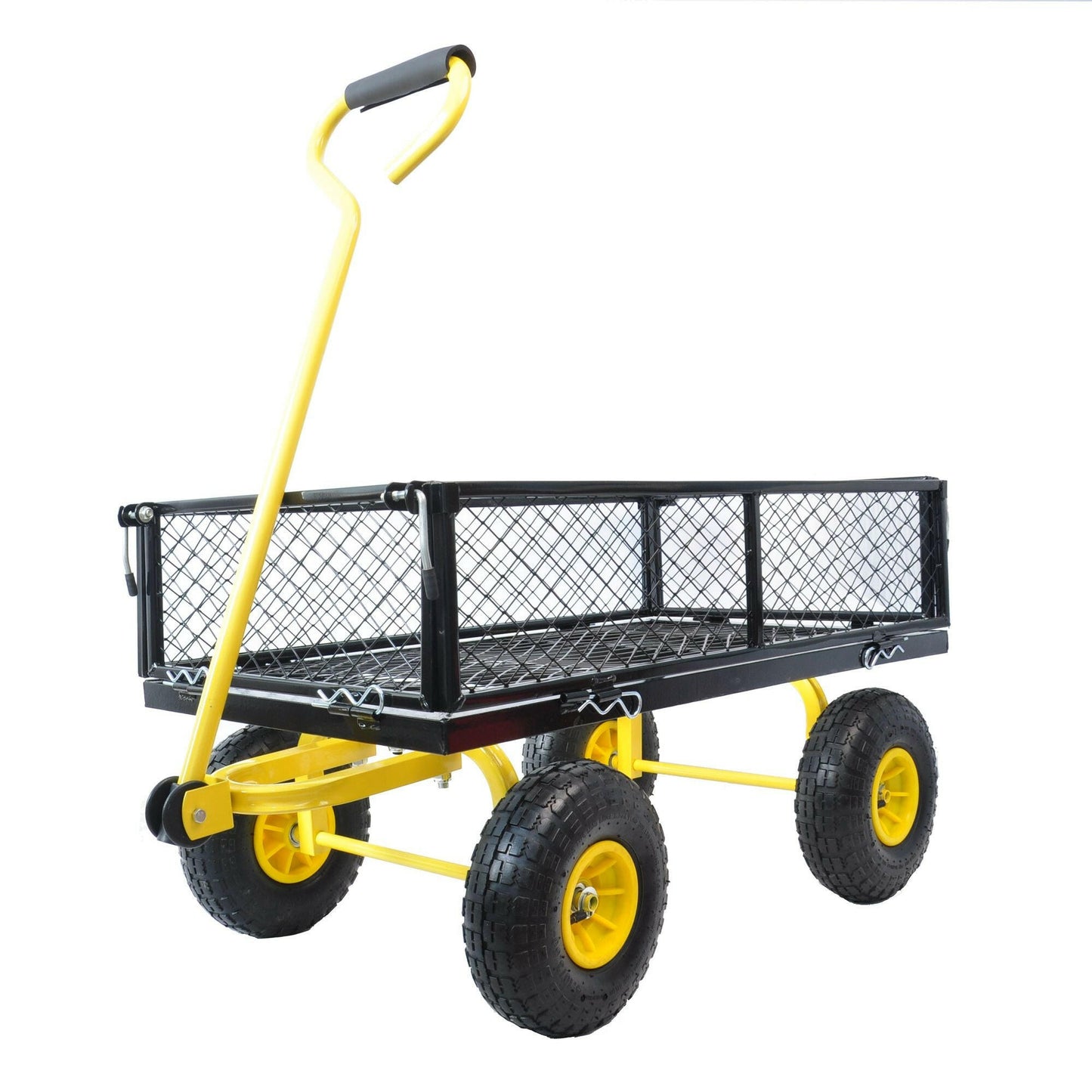 Wagon Cart Garden cart trucks make it easier to transport firewood.