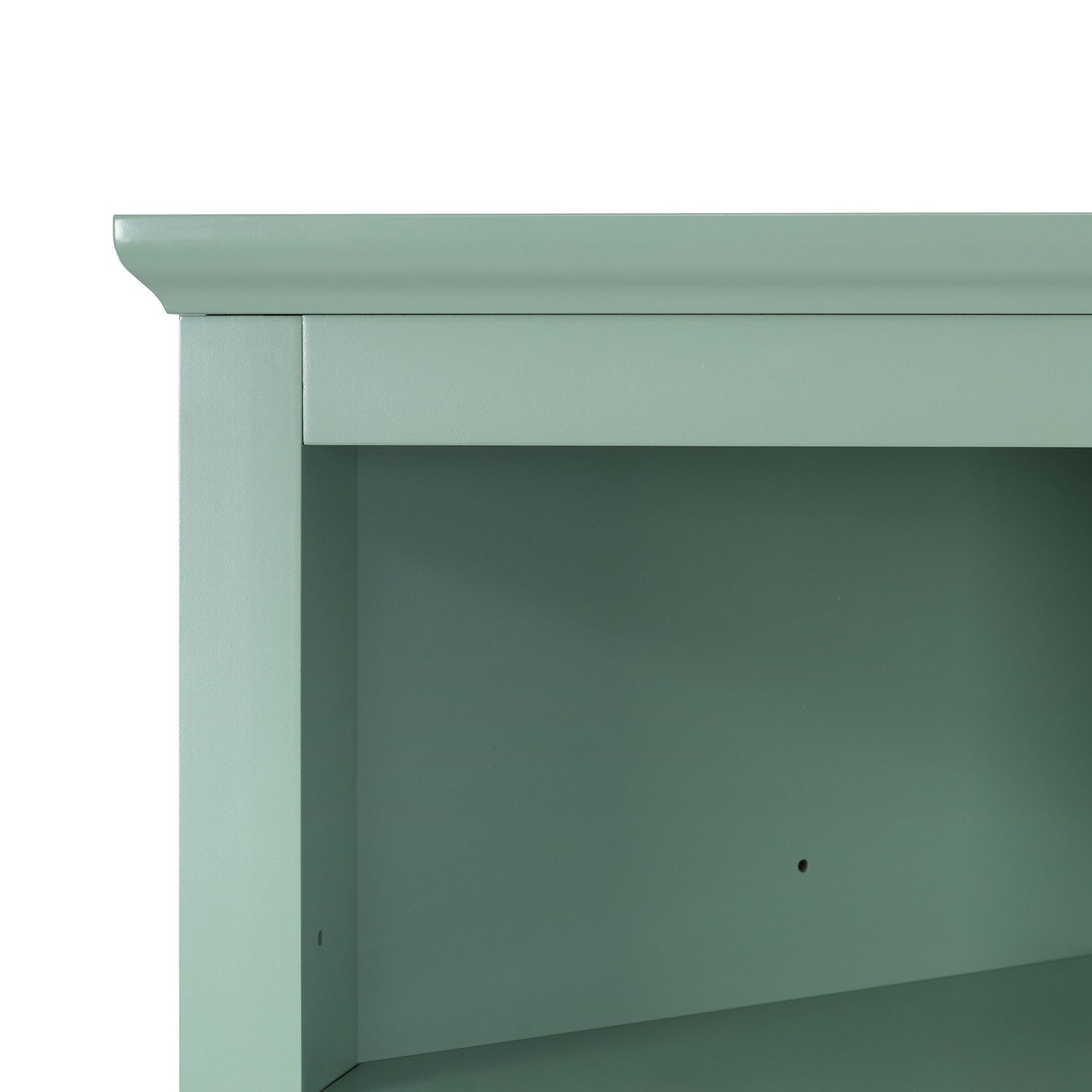 Triangle Tall Cabinet with 3 Drawers and Adjustable Shelves for Bathroom, Kitchen or Living Room, MDF Board with Painted Finish