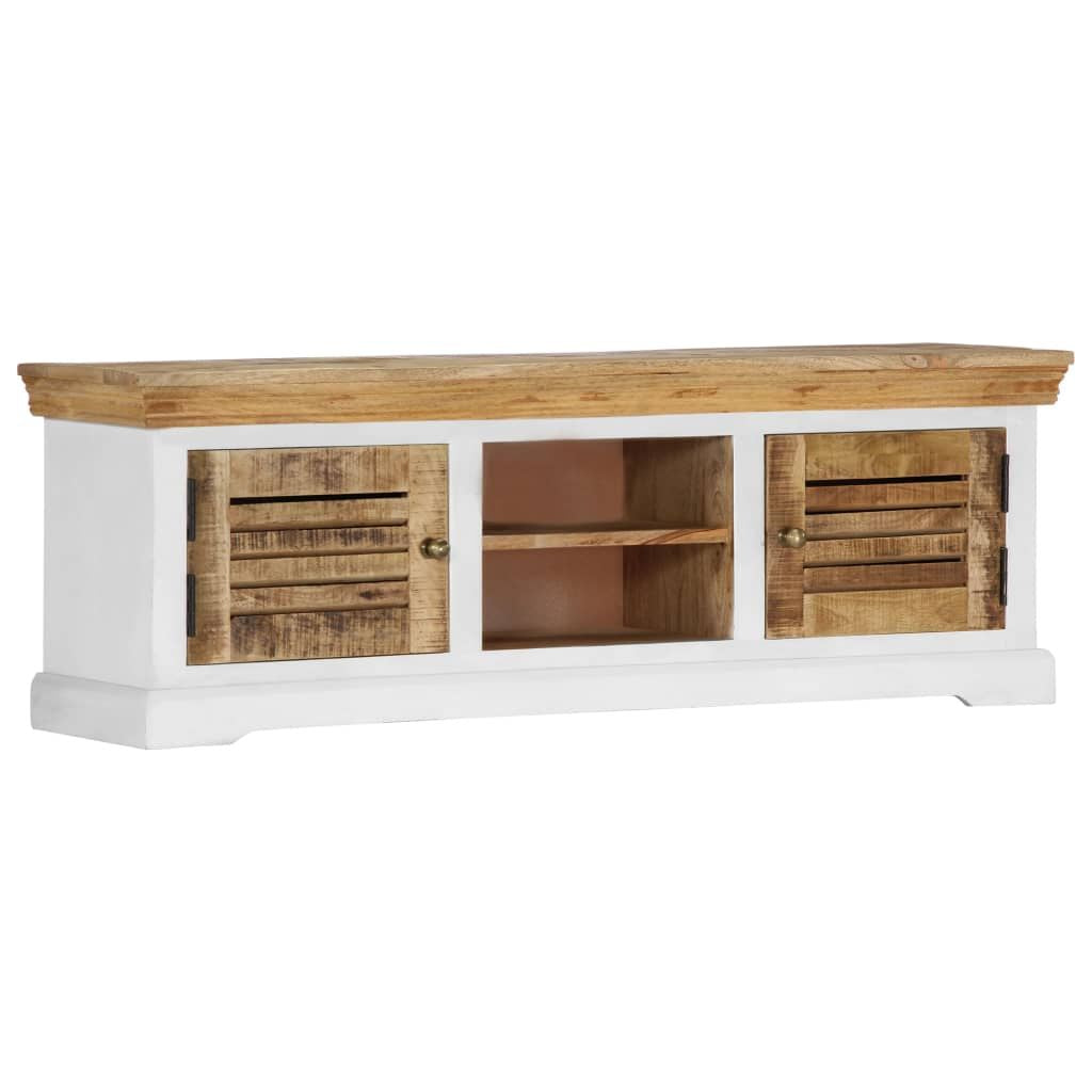 TV Stand 46.5"x11.8"x15.7" Solid Wood Mango