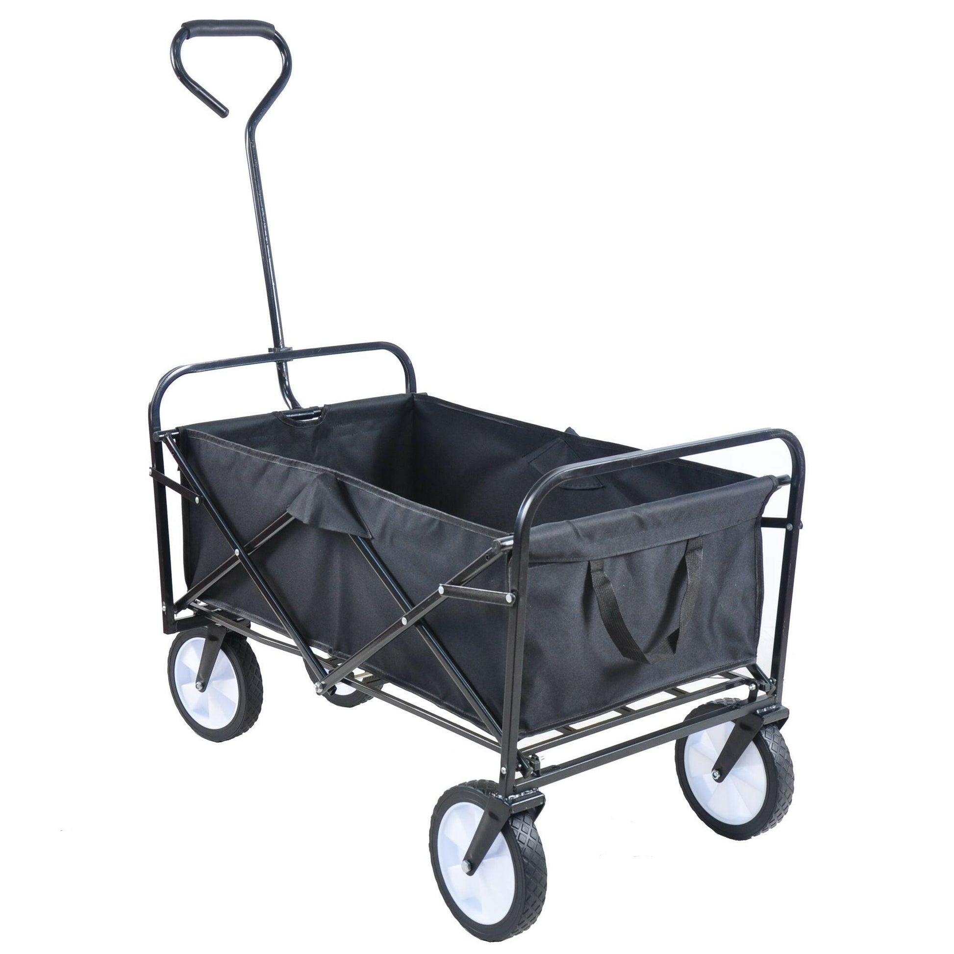 Folding Wagon Garden Shopping Beach Cart.