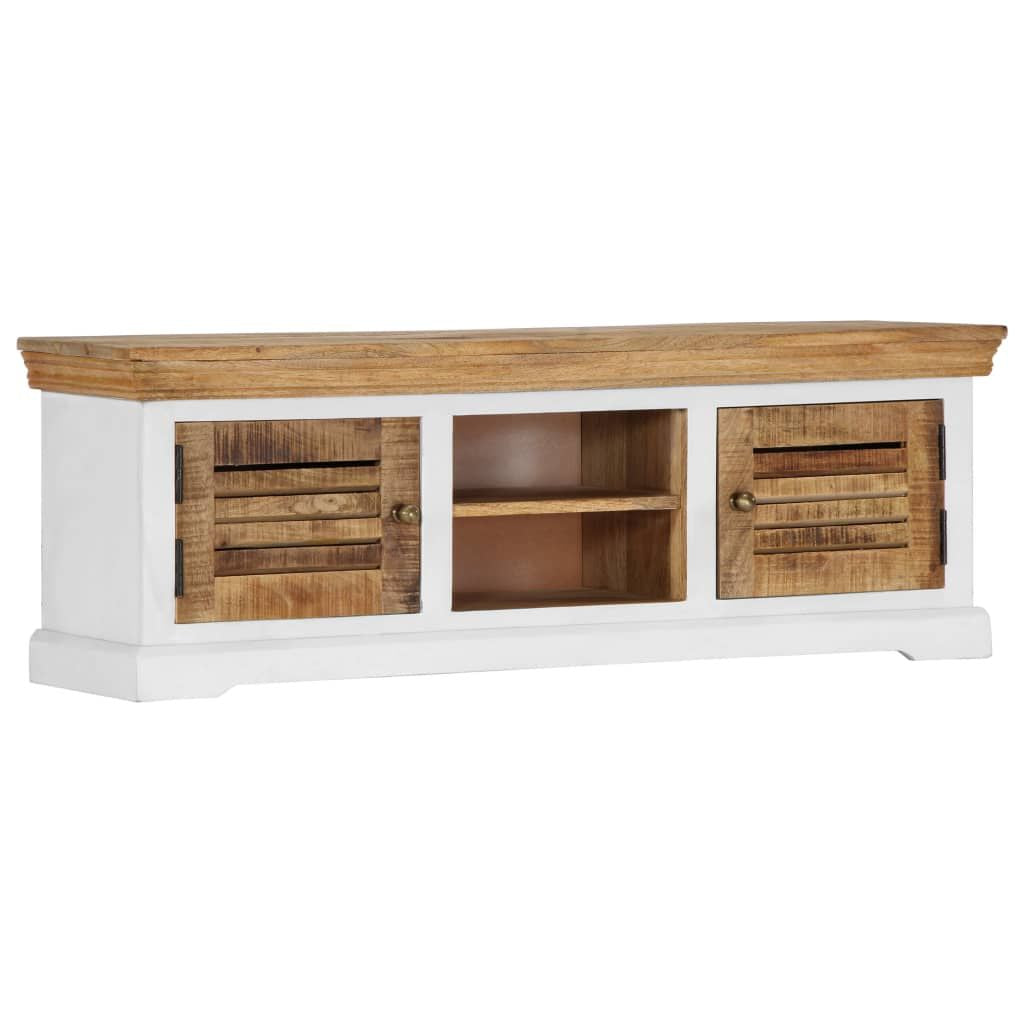 TV Stand 46.5"x11.8"x15.7" Solid Wood Mango