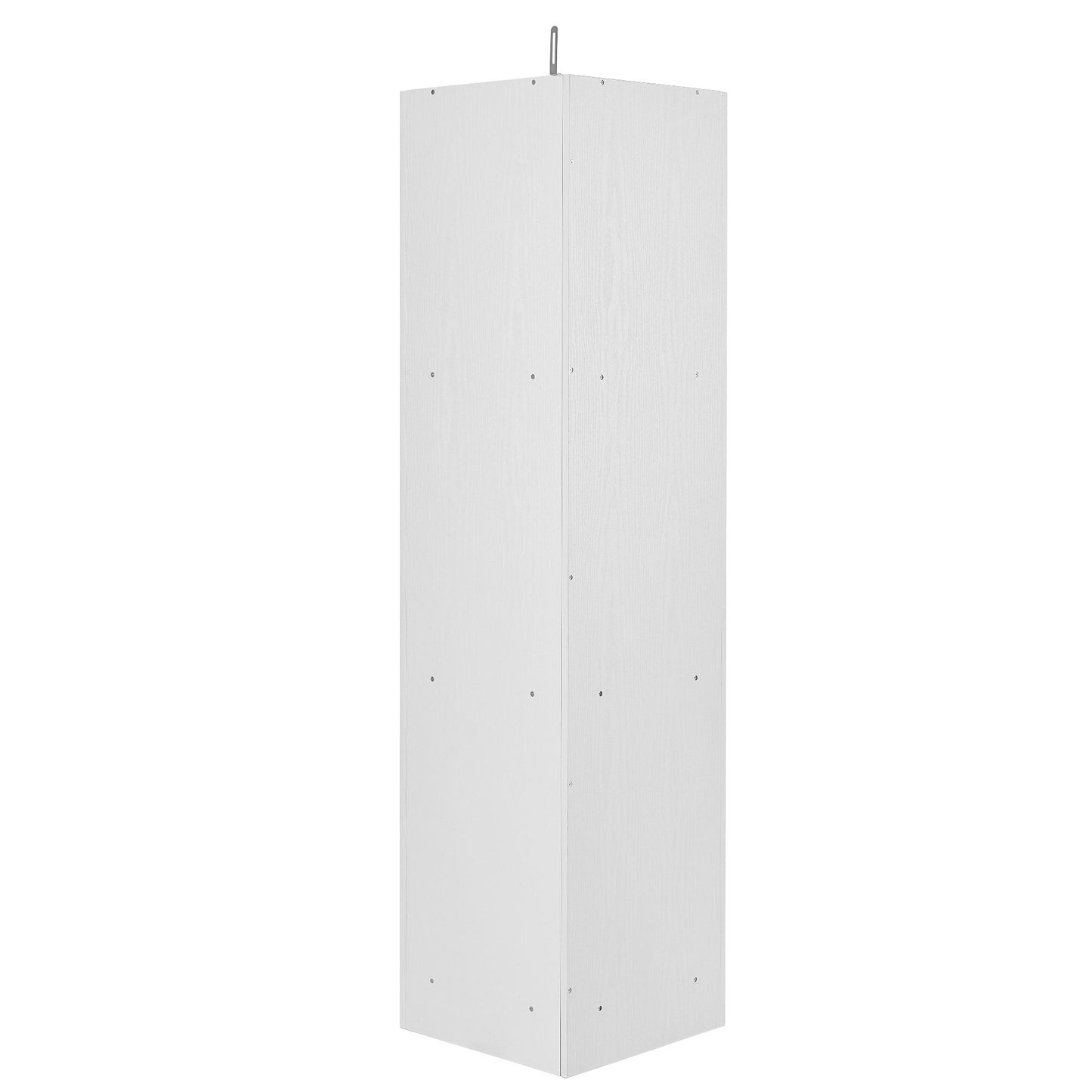 Tall Bathroom Corner Cabinet;  Freestanding Storage Cabinet with Doors and Adjustable Shelves;  MDF Board