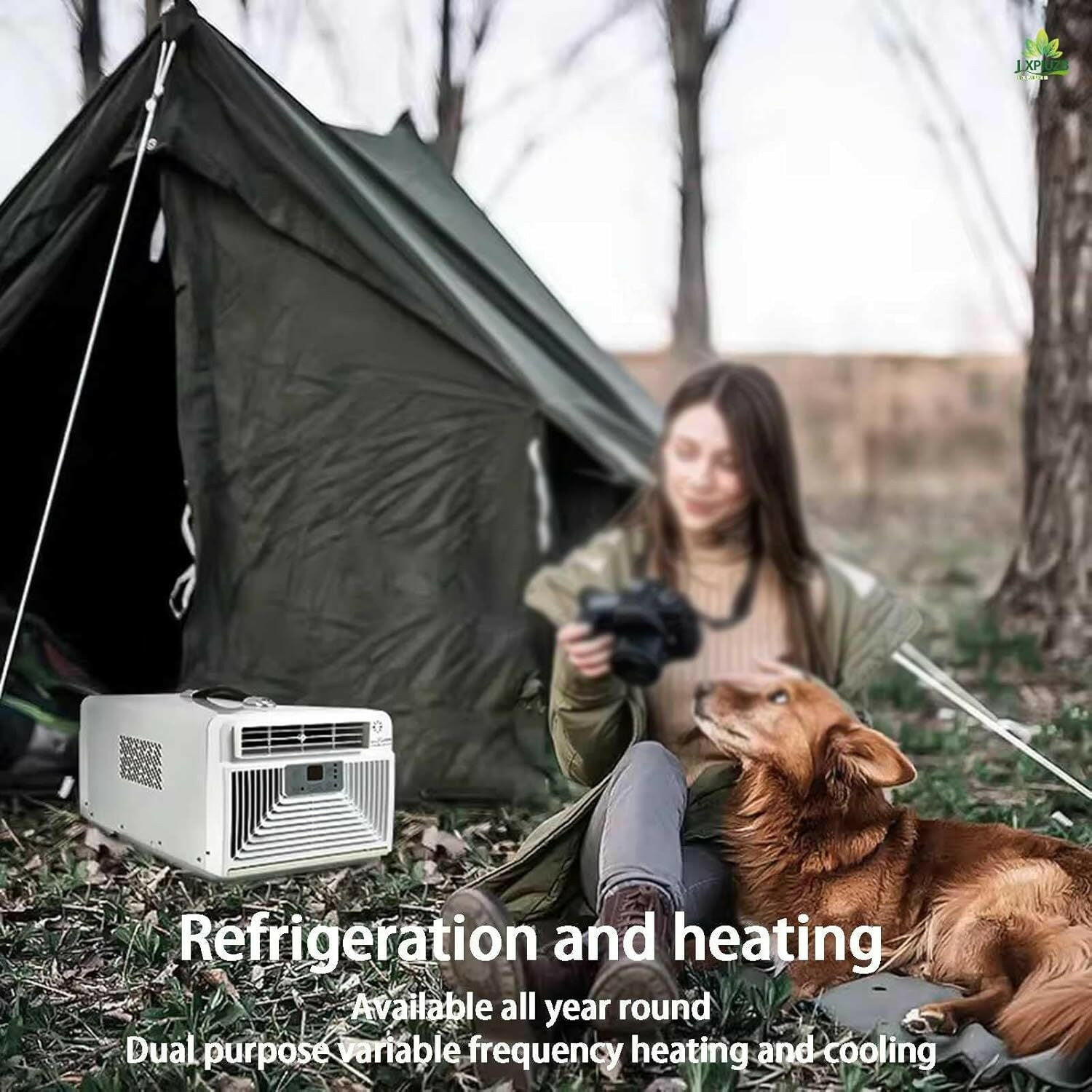 2200btu Camping Air Conditioners,Heating And Cooling 2-Use 300w Portable Intelligent With Remote Control Mobile Air Conditioner,Outdoor Mobile Tent Air Conditioner.