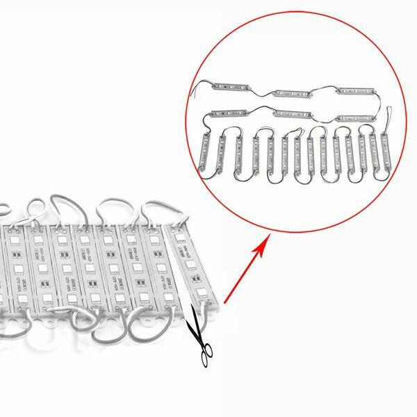 Super Bright IP65 Super Bright IP65 Waterproof 5050 SMD Module Light Sign Strip Lamp DC 12V.