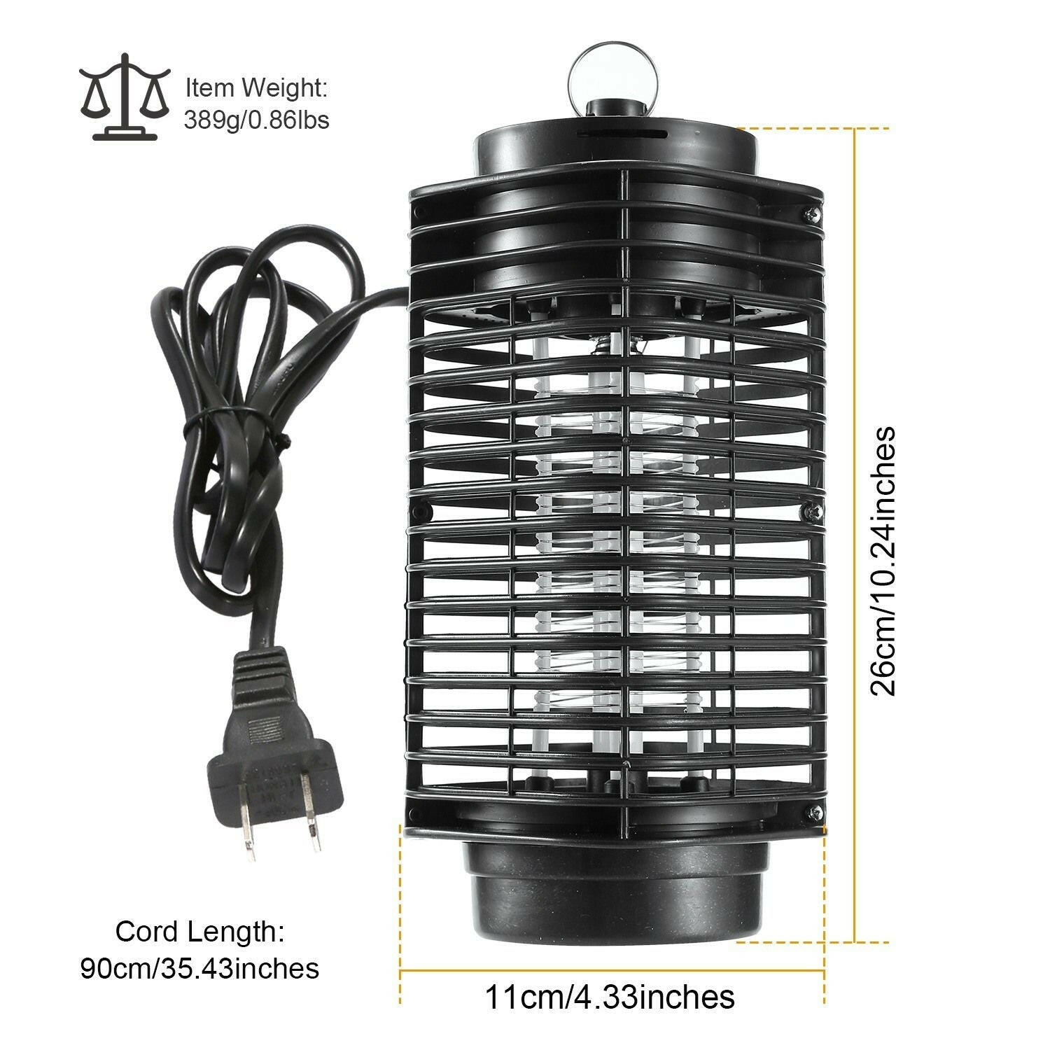 Electric Bug Zapper UV Light Flying Zapper Insect Killer Lamps Pest Mosquito Fly Trap Catcher.