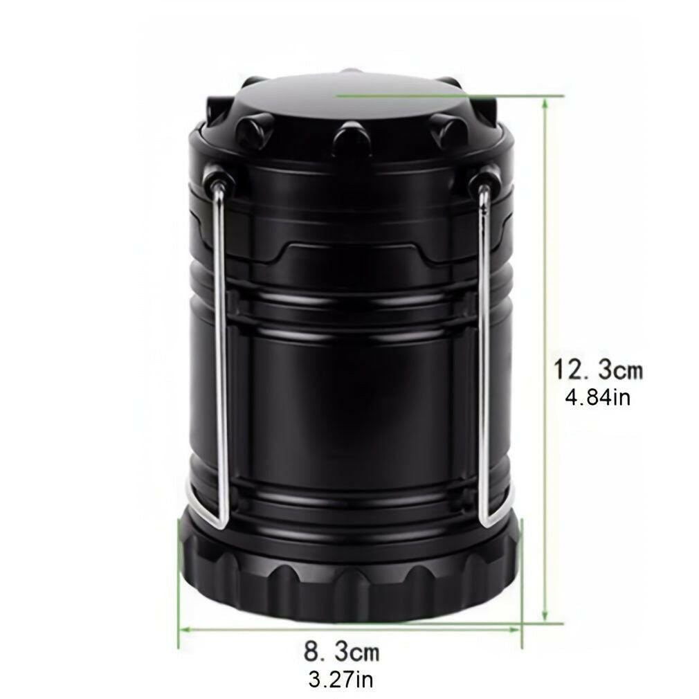 1pc Portable Solar Camping Tent Light Flame Lamp Lantern Flashlight; Retractable Emergency Lighting Camping Light Lantern.