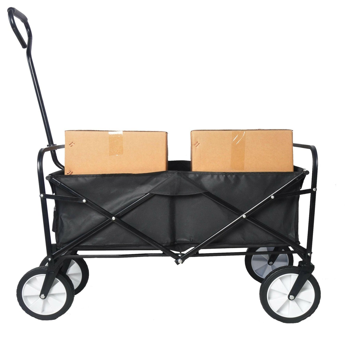 Folding Wagon Garden Shopping Beach Cart.