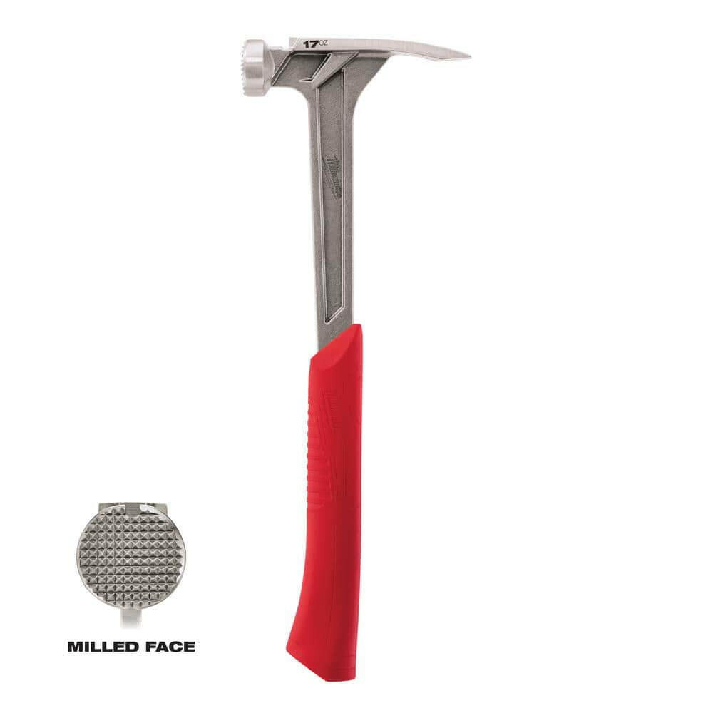 17 Oz. Milled Face Framing Hammer.