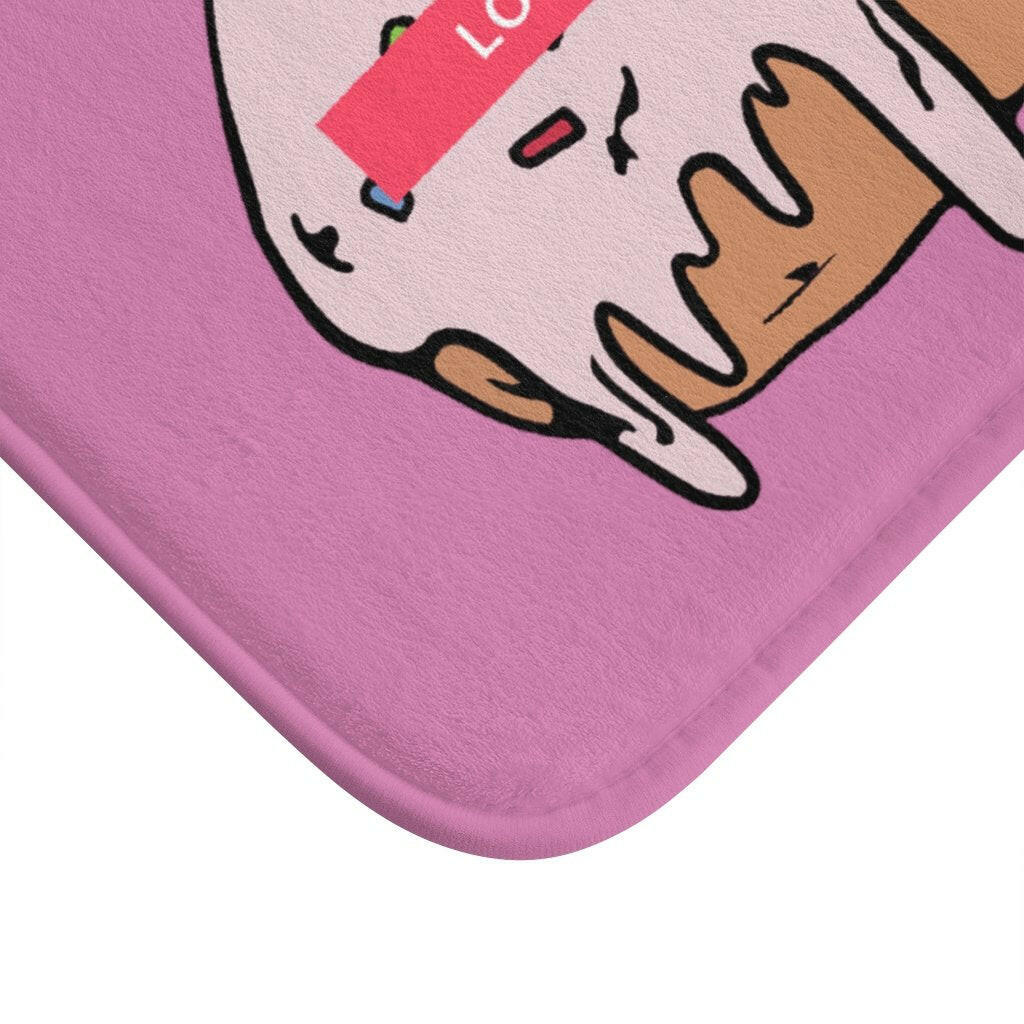 Love Life Donuts Bath Mat.