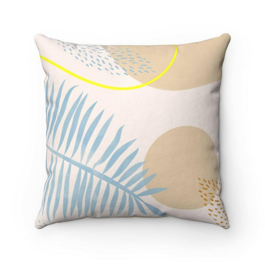 Blue Leaf Cushion Home Decoration Accents - 4 Sizes.