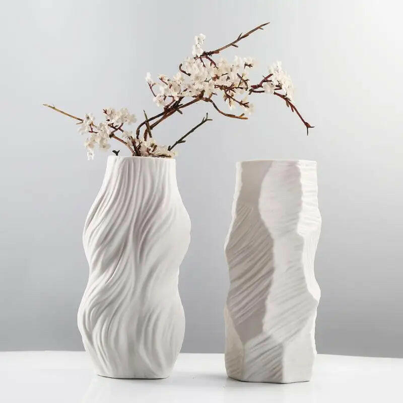 Ethereal Wave Vase Ceramic.