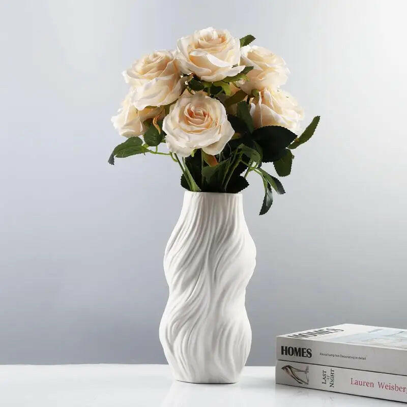 Ethereal Wave Vase Ceramic.