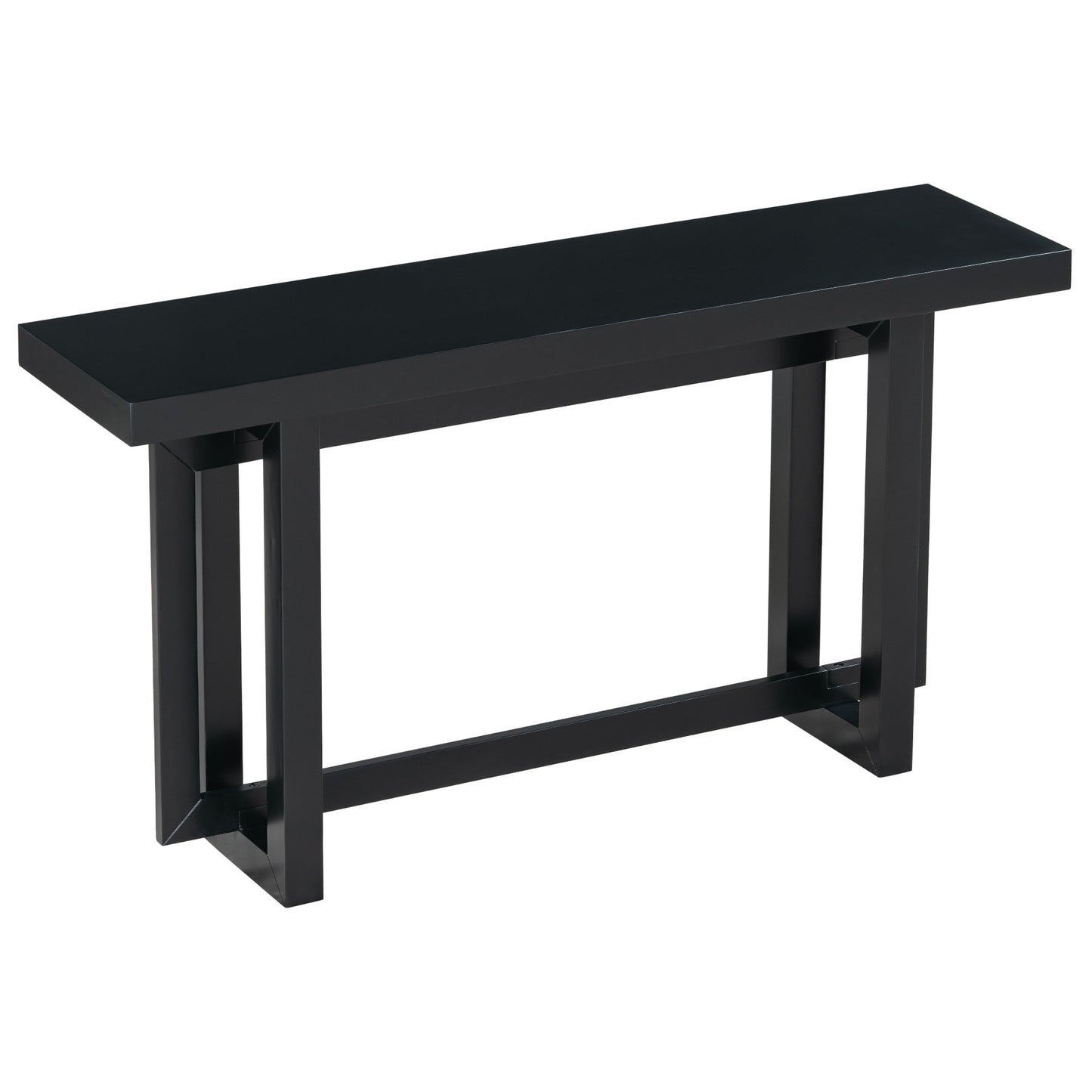 Contemporary Console Table with Wood Top, Extra Long Entryway Table