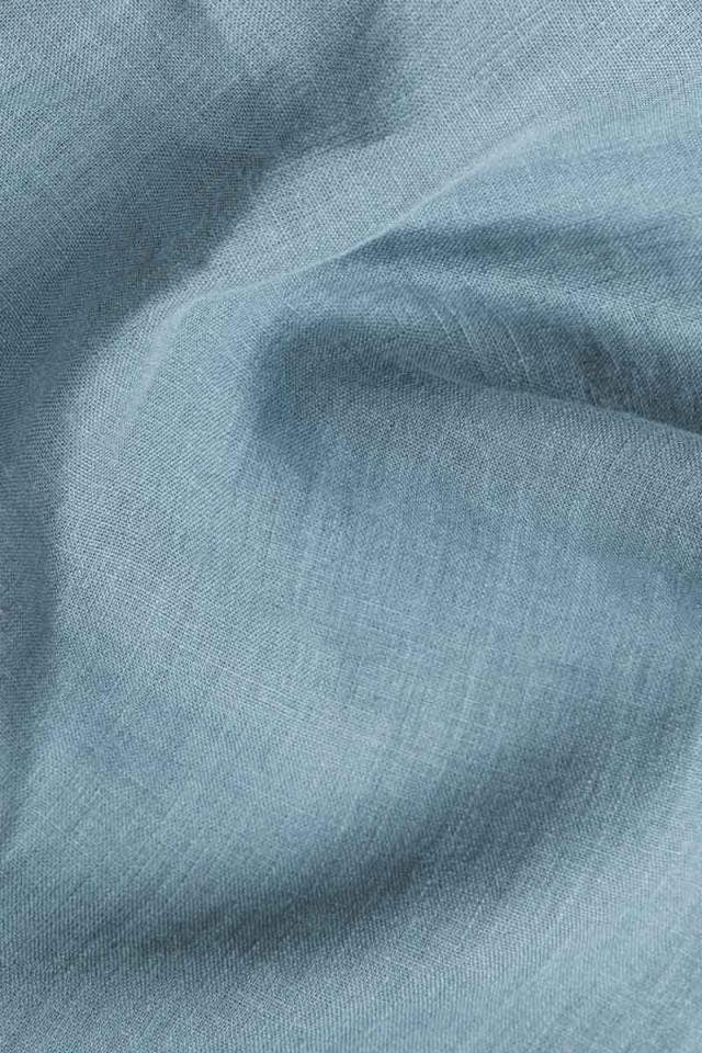 Teal Blue Tablecloth | Pure Linen | Linen Cotton Mix | Soft | Handmade