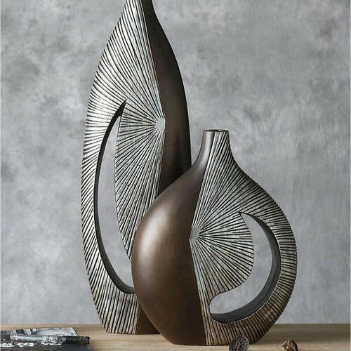 Lisa Vase Nordic Artistry Intricate Spherical Shapes.