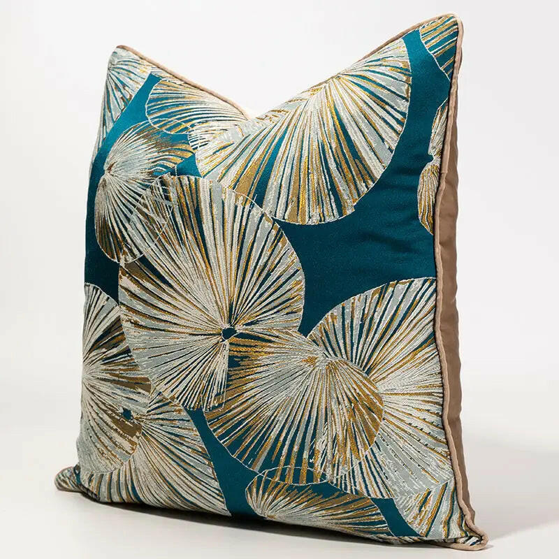 Lotus Leaf Minimalist Back Cushion Cover.