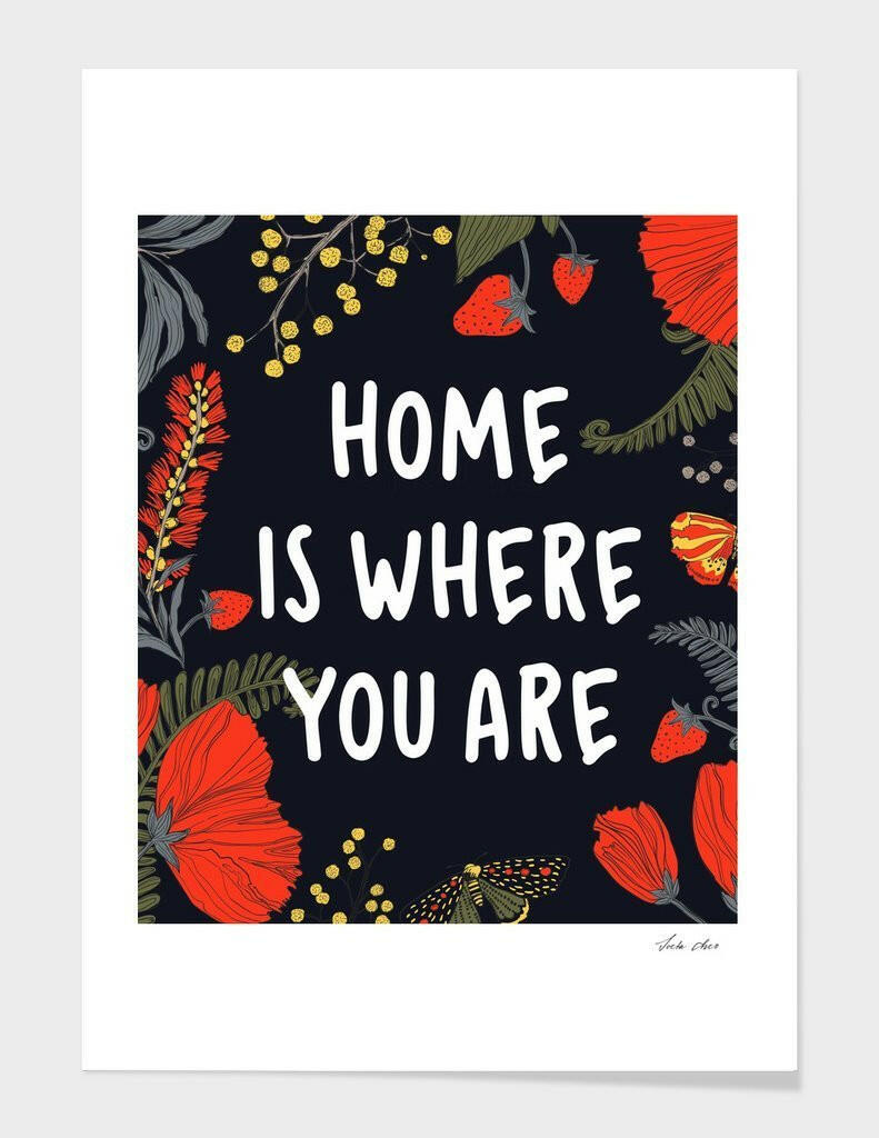 Home is where you are  Cushion/Pillow.