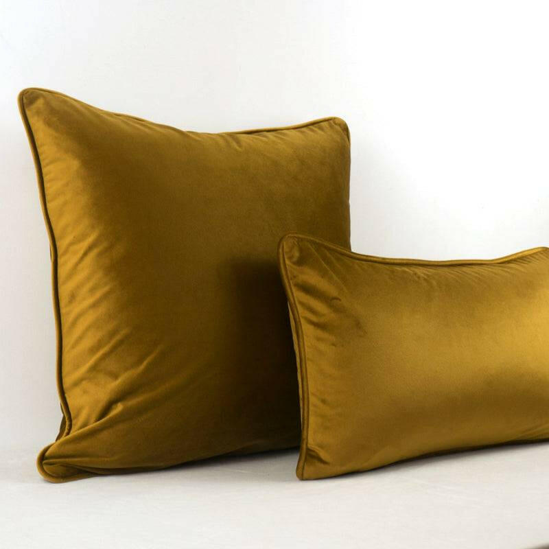 Velvet Throw Pillow Sofa Cover.